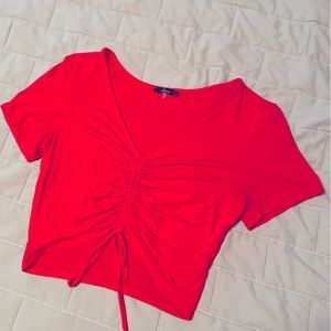 Red Crop Top